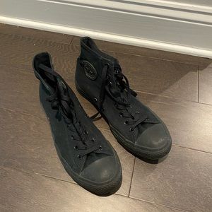 Men’s black Chuck Taylor Converse